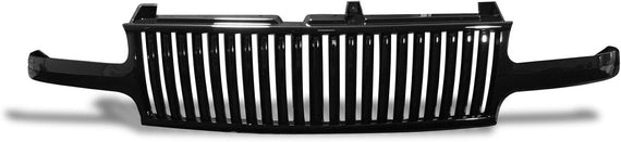 ARMORDILLO® 1999-2002 Chevrolet Silverado 2500 Vertical Style Front Hood Bumper Grille -Gloss Black