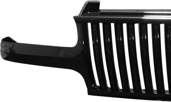ARMORDILLO® 1999-2002 Chevrolet Silverado 2500 Vertical Style Front Hood Bumper Grille -Gloss Black