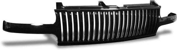ARMORDILLO® 1999-2002 Chevrolet Silverado 2500 Vertical Style Front Hood Bumper Grille -Gloss Black