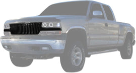 ARMORDILLO® 2000-2006 Chevrolet Suburban Vertical Style Front Hood Bumper Grille -Gloss Black