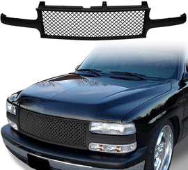 ARMORDILLO® 2000-2006 Chevrolet Suburban Mesh Style Front Grille -Matte Black