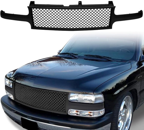 ARMORDILLO® 2000-2006 Chevrolet Suburban Mesh Style Front Grille -Matte Black