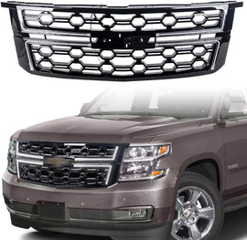 ARMORDILLO® 2015-2020 Chevrolet Suburban Dynamic Sequential LED Front Grille -Gloss Black