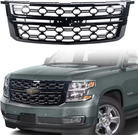 ARMORDILLO® 2015-2020 Chevrolet Suburban Custom Style Front Grille -Gloss Black