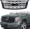 ARMORDILLO® 2015-2020 Chevrolet Suburban Custom Style Front Grille -Gloss Black