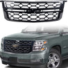 ARMORDILLO® 2015-2020 Chevrolet Suburban Custom Style Front Grille -Gloss Black