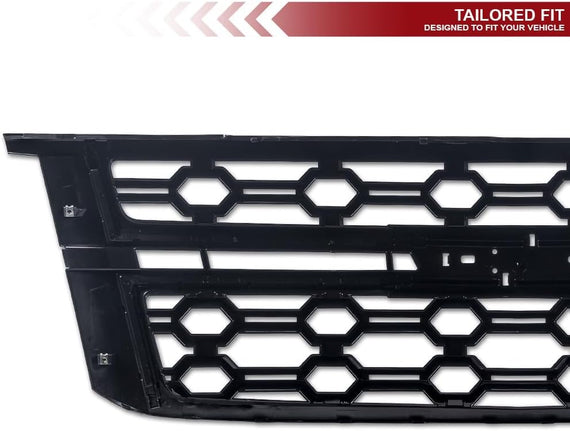 ARMORDILLO® 2015-2020 Chevrolet Suburban Custom Style Front Grille -Gloss Black