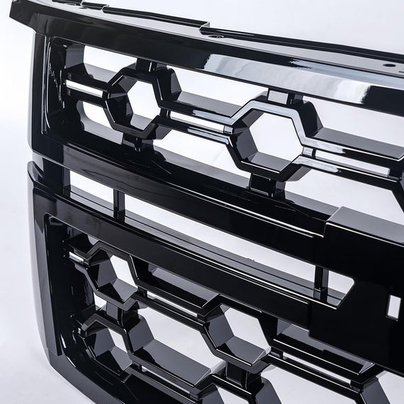 ARMORDILLO® 2015-2020 Chevrolet Suburban Custom Style Front Grille -Gloss Black