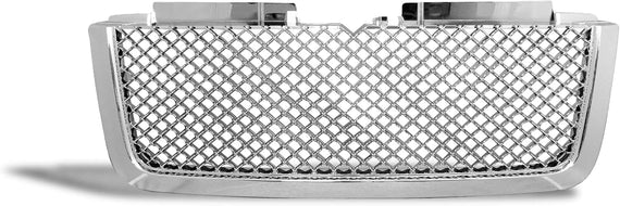 ARMORDILLO® 2006-2009 Chevrolet Trailblazer Mesh Style Front Hood Bumper Grille -Chrome