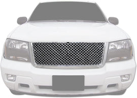 ARMORDILLO® 2006-2009 Chevrolet Trailblazer Mesh Style Front Hood Bumper Grille -Chrome