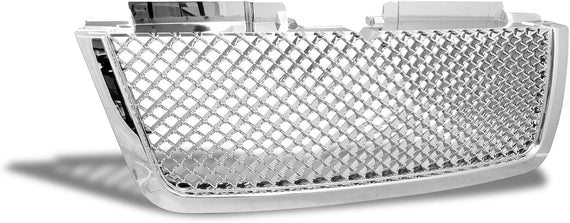 ARMORDILLO® 2006-2009 Chevrolet Trailblazer Mesh Style Front Hood Bumper Grille -Chrome