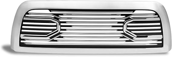 ARMORDILLO® 2013-2018 Dodge RAM 1500 Big Horn Horizontal Style Front Hood Bumper Grille -Chrome
