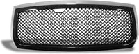 ARMORDILLO® 2005-2007 Dodge Dakota Mesh Style Front Grille -Gloss Black