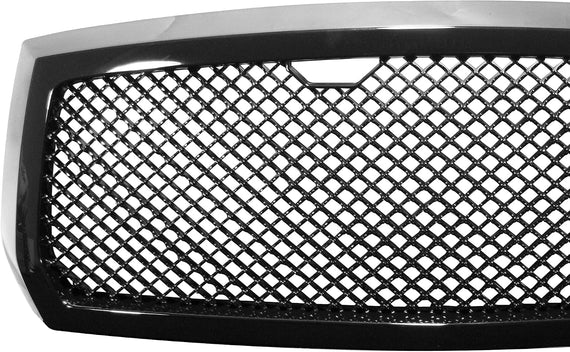 ARMORDILLO® 2005-2007 Dodge Dakota Mesh Style Front Grille -Gloss Black