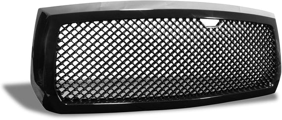 ARMORDILLO® 2005-2007 Dodge Dakota Mesh Style Front Grille -Gloss Black