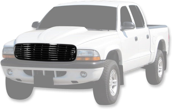 ARMORDILLO® 1998-2003 Dodge Durango Horizontal Style Front Grille -Gloss Black