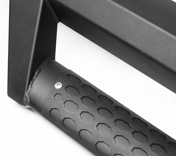 ARMORDILLO® Universal Fit AR Drop Step Rear Steel Hitch Step -Satin Black