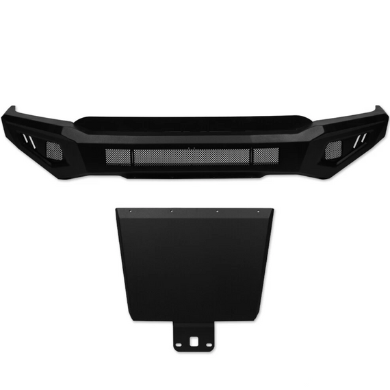 ARMORDILLO® IRONCLAD Series 2021-2023 Ford F-150 Steel Front Bumper w/ Skid Plate  -Matte Black