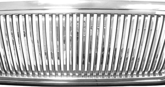 ARMORDILLO® 2004-2008 Ford F-150 Vertical Style Front Hood Bumper Grille -Chrome