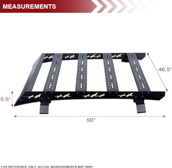 ARMORDILLO® 2022-2026 Ford Maverick Low Profile Light-Duty Roof Rack