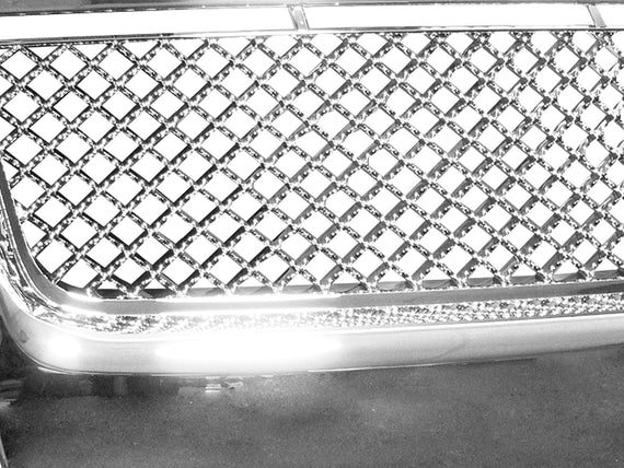 ARMORDILLO® 2007-2010 Ford Explorer Sport Trac Mesh Style Front Grille -Chrome