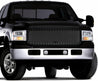 ARMORDILLO® 2005-2007 Ford F-250 F-350 F-450 F-550 Super-Duty RVT Rivet Bolt Steel Wire Mesh Style Front Grille -Matte Black