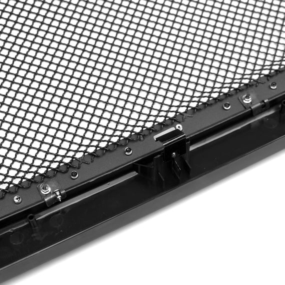 ARMORDILLO® 2005-2007 Ford F-250 F-350 F-450 F-550 Super-Duty RVT Rivet Bolt Steel Wire Mesh Style Front Grille -Matte Black
