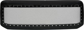 ARMORDILLO® 2005-2007 Ford F-250 F-350 F-450 F-550 Super-Duty RVT Rivet Bolt Steel Wire Mesh Style Front Grille -Matte Black