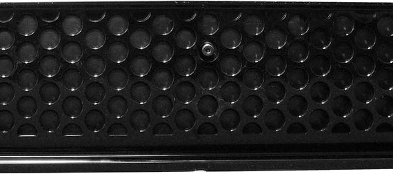 ARMORDILLO® 2007-2014 GMC Yukon/Yukon XL Round Hole Mesh Style Lower Front Grille -Gloss Black