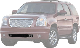 ARMORDILLO® 2007-2014 GMC Yukon/Yukon XL Round Hole Mesh Style Lower Front Grille -Gloss Black