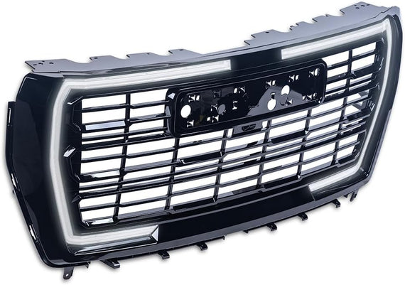 ARMORDILLO® 2021-2024 GMC Yukon/Yukon XL/Denali Dynamic Sequential LED Front Grille -Gloss Black