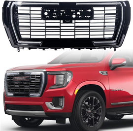 ARMORDILLO® 2021-2024 GMC Yukon/Yukon XL/Denali Dynamic Sequential LED Front Grille -Gloss Black