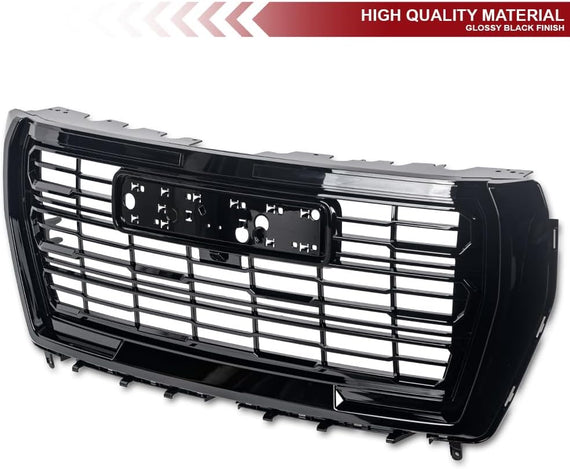 ARMORDILLO® 2021-2024 GMC Yukon/Yukon XL/Denali Custom Style Front Grille -Gloss Black
