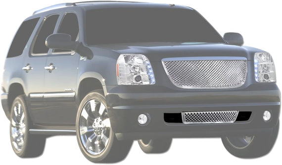 ARMORDILLO®  2007-2014 GMC Yukon / Yukon XL / Denali Mesh Style Lower Front Grille -Chrome
