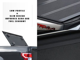 Hard Folding Truck Bed Cover with Quick Latch Locking System for Pickup Truck by Armordillo