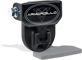 flip up hitch step for pickup truck by armordillo