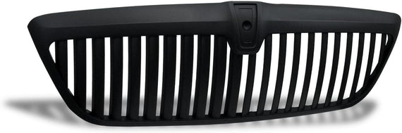 ARMORDILLO® 1998-2002 Lincoln Navigator Vertical Style Front Hood Bumper Grille -Gloss Black