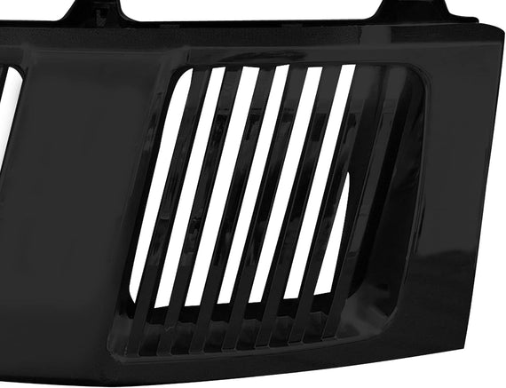 ARMORDILLO® 2004-2007 Nissan Titan Vertical Style Front Grille -Gloss Black