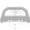 ARMORDILLO® RAYDEN 2007-2020 GMC Yukon Grille Guard Bull Bar -Matte Black