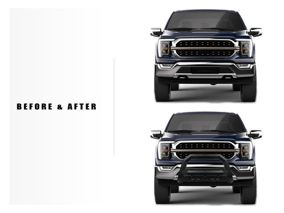 ARMORDILLO® RAYDEN 2007-2020 GMC Yukon Grille Guard Bull Bar -Matte Black