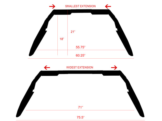 ARMORDILLO® CRZ Heavy Duty Roll Bar Chase Rack (For Full Size Truck)