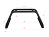 ARMORDILLO® CRB Heavy Duty Roll Bar Chase Rack (For Mid Size Truck)