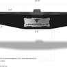 ARMORDILLO® Universal Fit AR Series Mesh Rear Steel Hitch Step -Matte Black