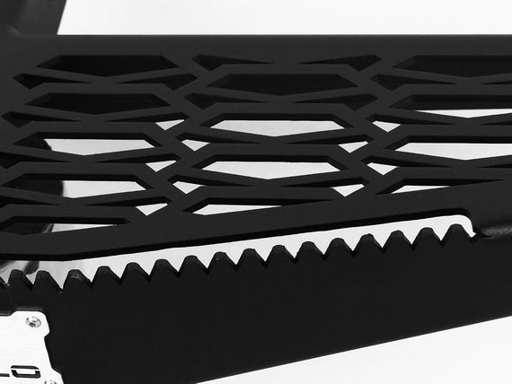 ARMORDILLO® Universal Fit AR Series Mesh Rear Steel Hitch Step -Matte Black