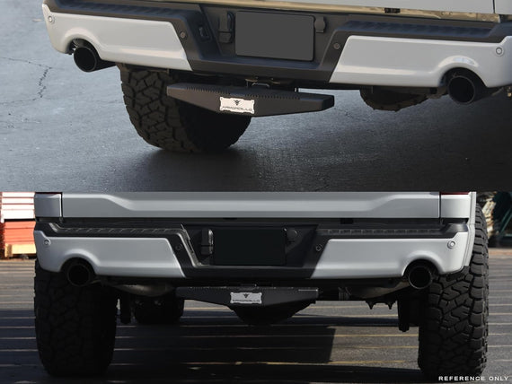 ARMORDILLO® Universal Fit AR Series Mesh Rear Steel Hitch Step -Matte Black