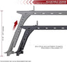 ARMORDILLO® Universal Fit Adjustable Truck Bed Ladder Rack (For Mid Size Truck)