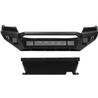 ARMORDILLO® WARHORN Series 2016-2023 Toyota Tacoma Steel Front Bumper w/ Skid Plate & Hoop Bar -Matte Black