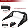 ARMORDILLO® CRZ Heavy Duty Roll Bar Chase Rack (For Mid Size Truck)