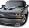 ARMORDILLO® SQ Series 1999-2002 Chevrolet Silverado 1500 Headlights (Crystal Headlights w/ Sequential Signal/LumenX Light Bar) -Black Housing