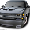 ARMORDILLO® SQ Series 1999-2002 Chevrolet Silverado 1500 Headlights (Crystal Headlights w/ Sequential Signal/LumenX Light Bar) -Black Housing